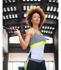 SPORTS TOP WHITE AND BLACK WOMAN SPORTS BRAS AND TOPS CE IDAWEN