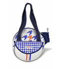 SMALL PADDLE TENNIS BAG HOUNDSTOOTH PRINT