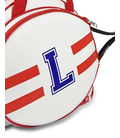 CUSTOMIZABLE RED AND WHITE TENNIS BAG