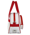CUSTOMIZABLE RED AND WHITE PADEL TENNIS BAG HANDBAG PACK