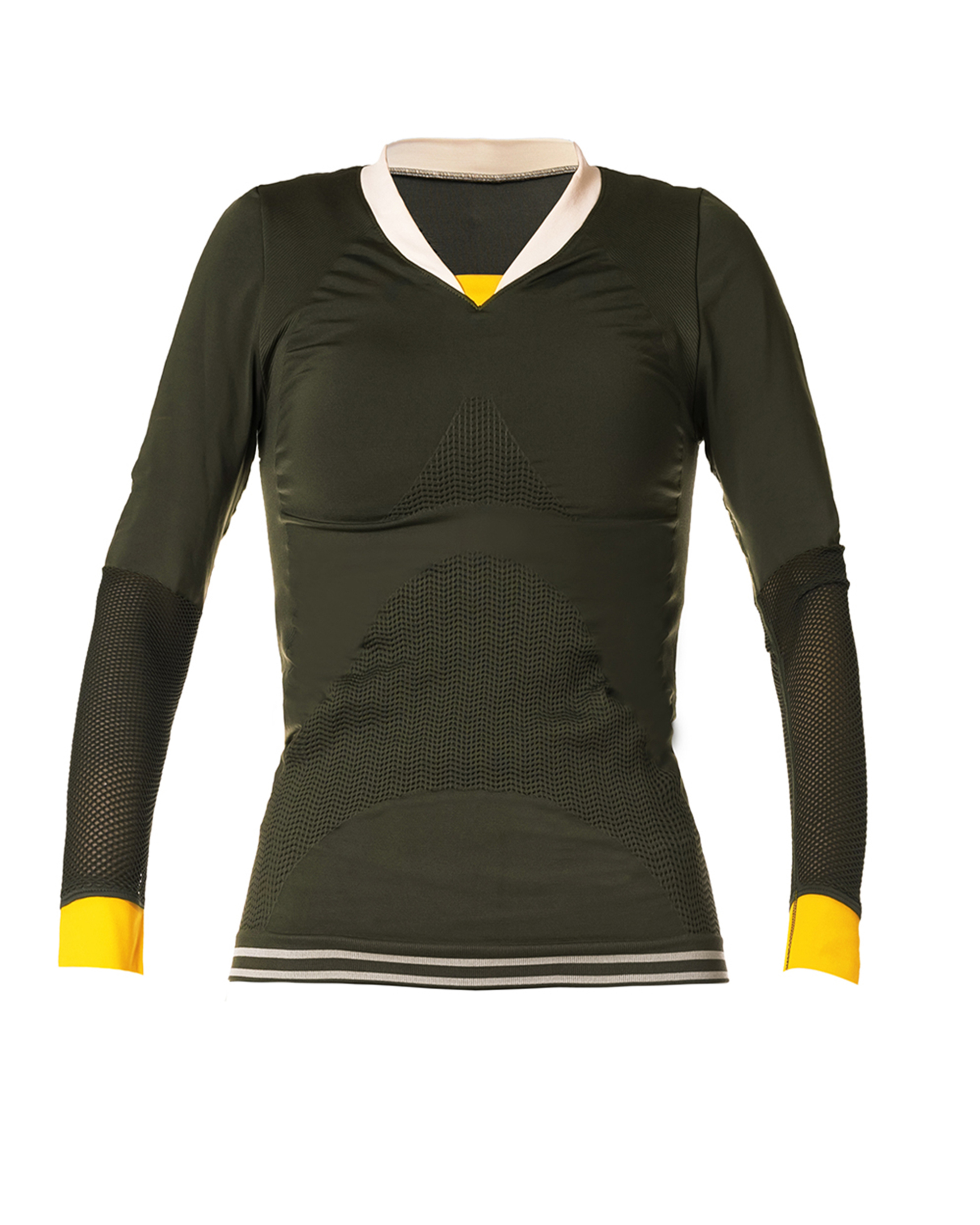 camiseta-deportiva-mujer-manga-larga-sin-costuras-verde-idawen