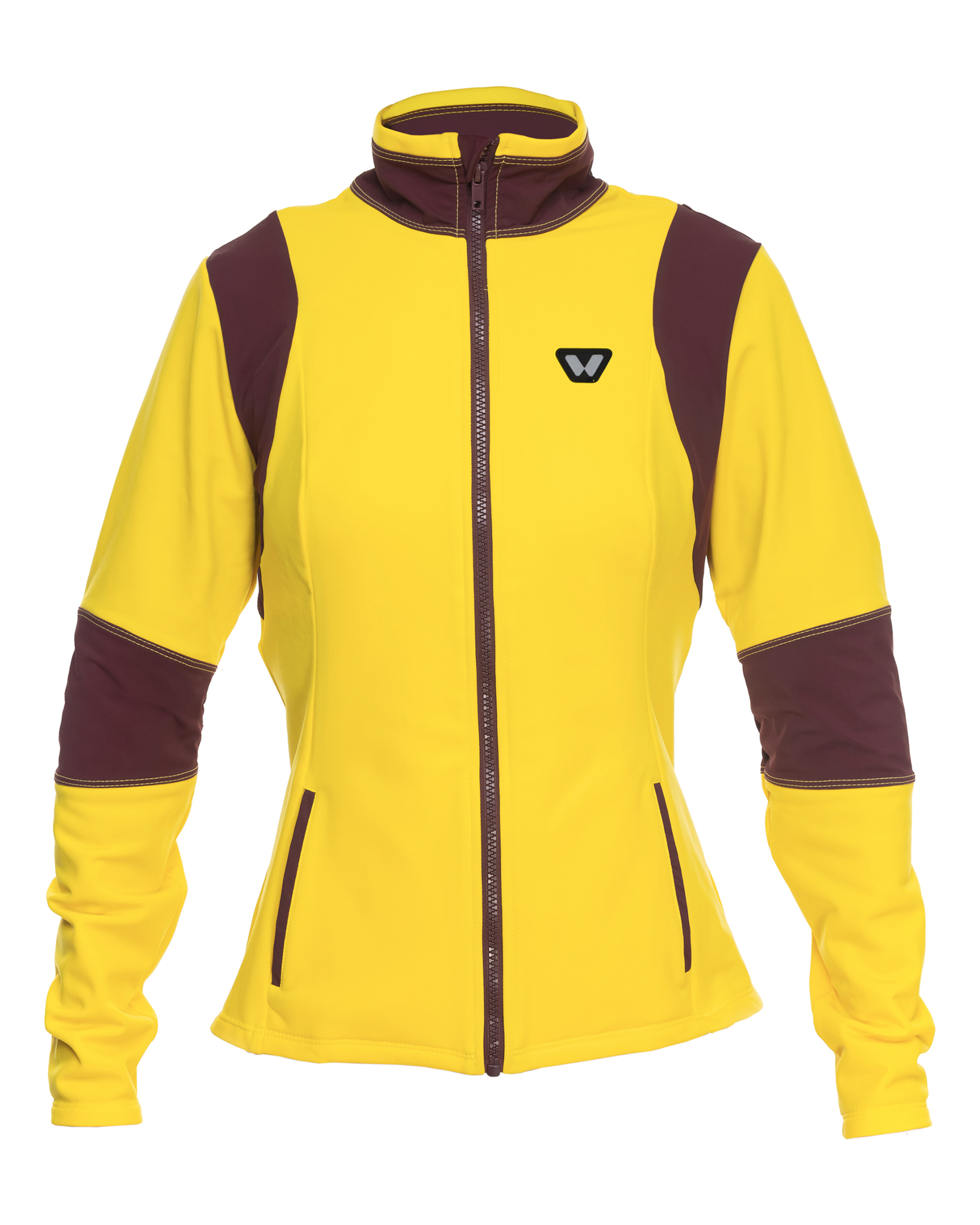 Sporty Jacket for woman AWEN yellow