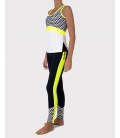 SPORTS TOP WHITE AND BLACK WOMAN SPORTS BRAS AND TOPS CE IDAWEN